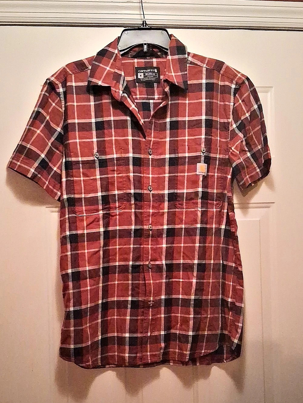 Carhartt Relaxed Fit Plaid Short Sleeve Shirt